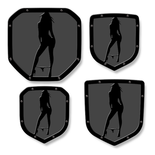 Panty Dropper Shield Emblem - RAM® Trucks, Grille or Tailgate - Fits Multiple Models and Years