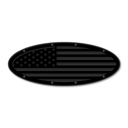 American Flag Oval Replacement - Fits Multiple Ford® Trucks - Fully Customizable Colors