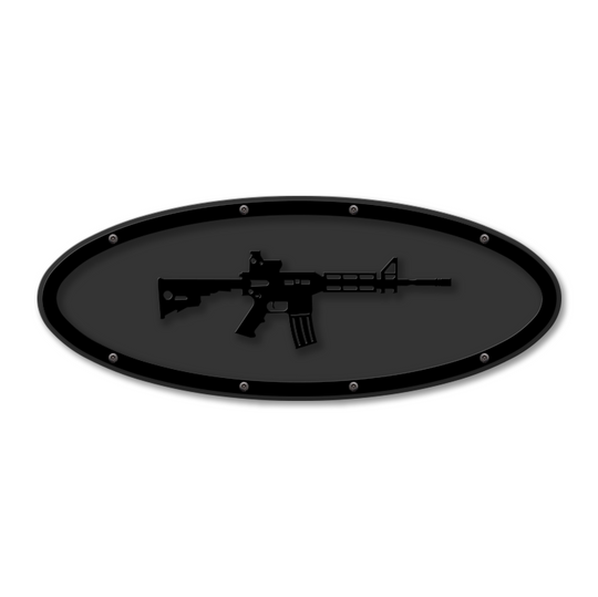 AR15 Design Oval Replacement - Fits Multiple Ford® Trucks - Fully Customizable Colors