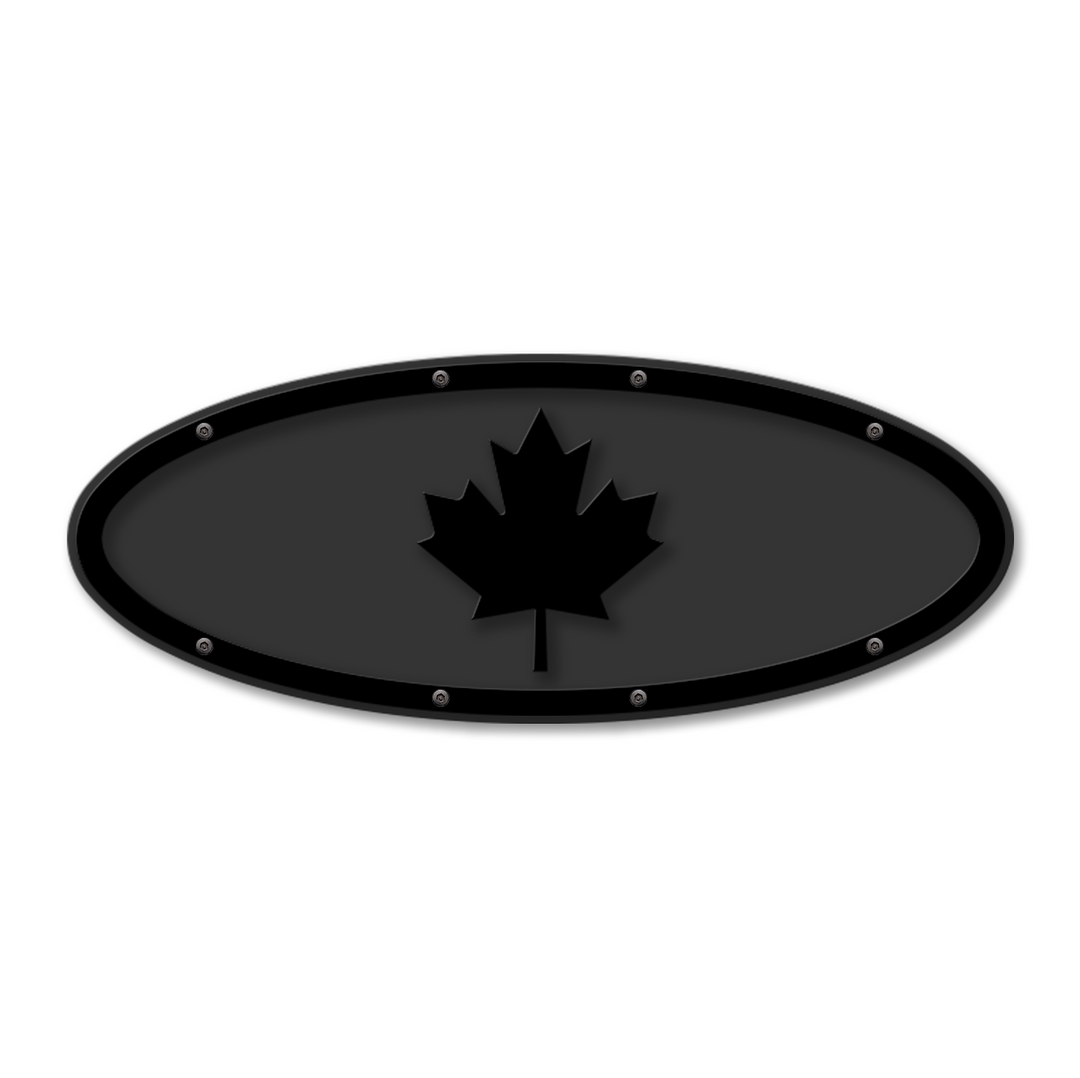 Maple Leaf Oval Replacement - Fits Multiple Ford® Trucks - Fully Customizable Colors