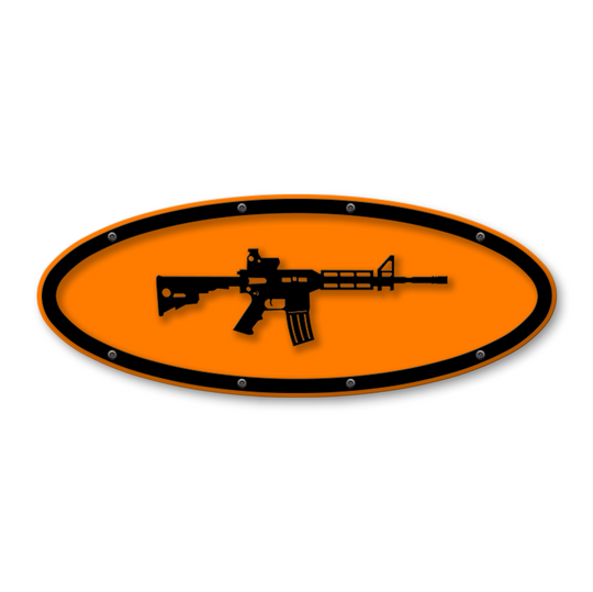 AR15 Design Oval Replacement - Fits Multiple Ford® Trucks - Fully Customizable Colors