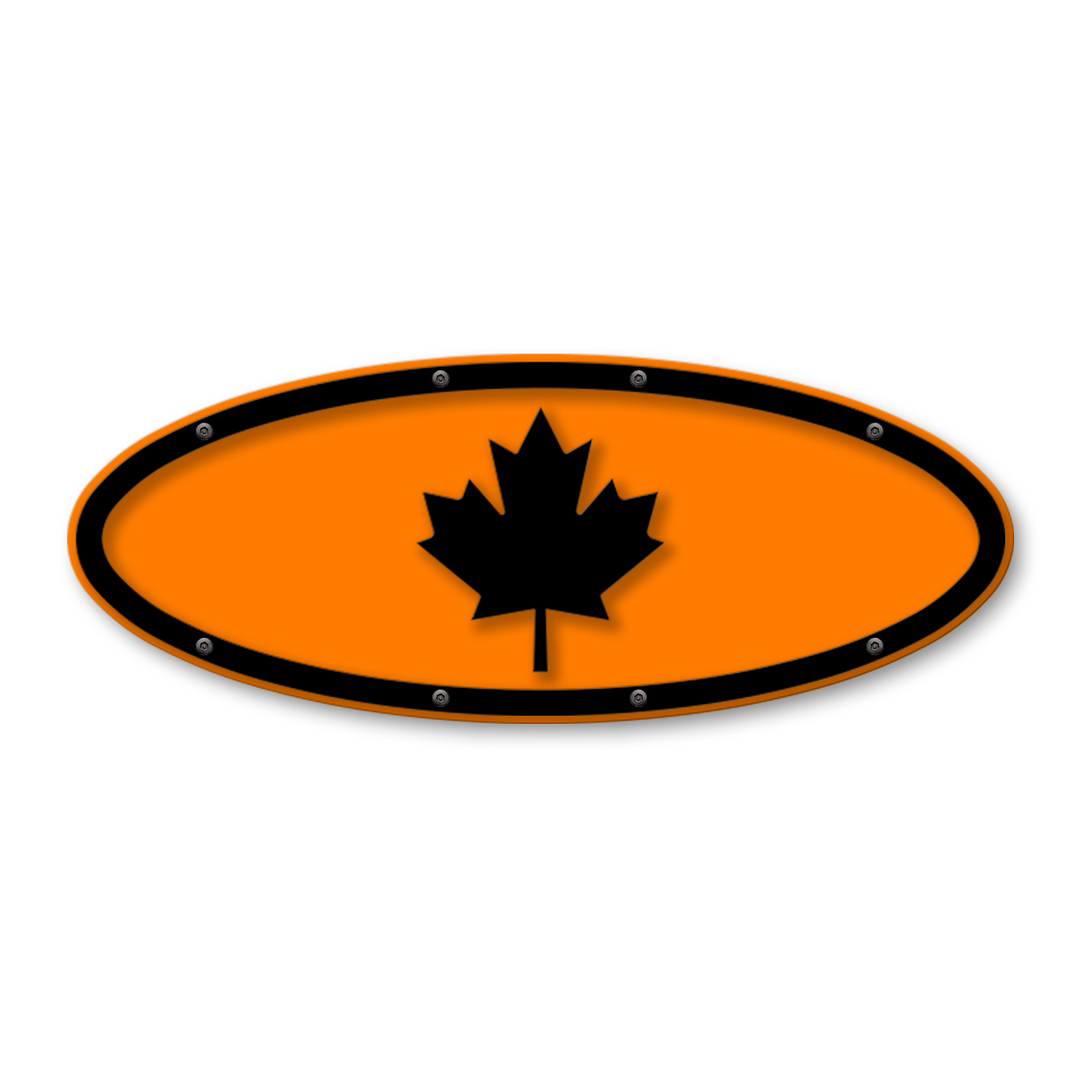 Maple Leaf Oval Replacement - Fits Multiple Ford® Trucks - Fully Customizable Colors