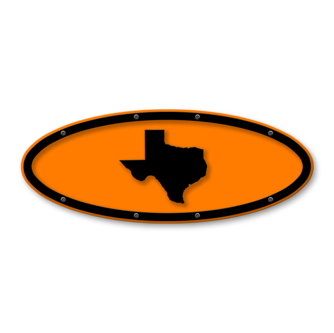 Texas Oval Replacement - Fits Multiple Ford® Trucks - Fully Customizable Colors