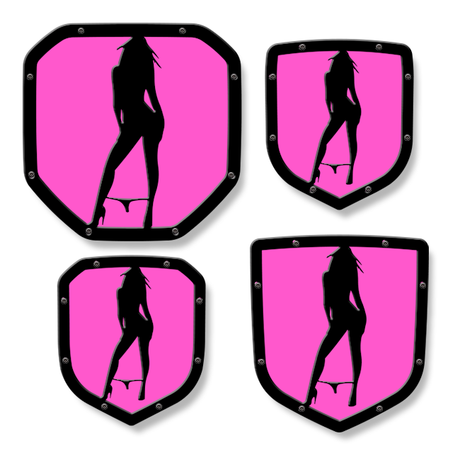 Panty Dropper Shield Emblem - RAM® Trucks, Grille or Tailgate - Fits Multiple Models and Years