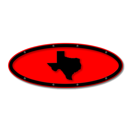 Texas Oval Replacement - Fits Multiple Ford® Trucks - Fully Customizable Colors