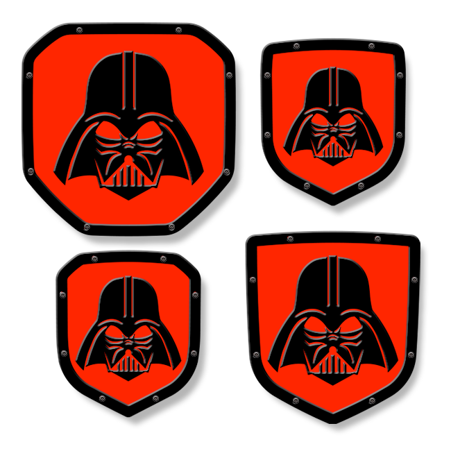 Darth Vader Shield Emblem - RAM® Trucks, Grille and Tailgate - Fits Multiple Models and Years