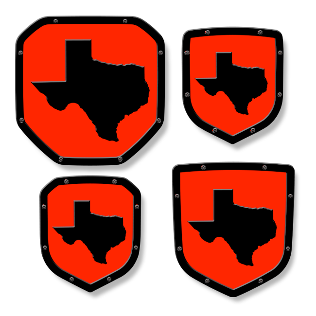 Texas Shield Emblem - RAM® Trucks, Grille or Tailgate - Fits Multiple Models and Years