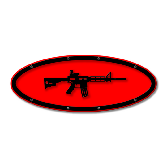 AR15 Design Oval Replacement - Fits Multiple Ford® Trucks - Fully Customizable Colors