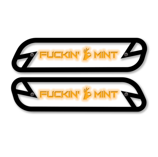 F*ckin' Mint Hood Emblem Replacements - Fits 2019-2023 Ram® 2500, 3500, 4500 - Fully Customizable, LED or Non-LED