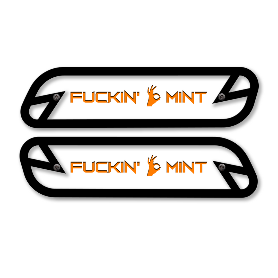 F*ckin' Mint Hood Emblem Replacements - Fits 2019-2025 Ram® 2500, 3500, 4500 - Fully Customizable, LED or Non-LED