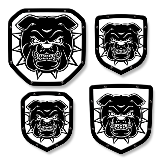 Bulldog Shield Emblem - RAM® Trucks, Grille or Tailgate - Fits Multiple Models and Years