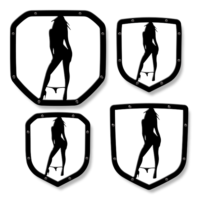 Panty Dropper Shield Emblem - RAM® Trucks, Grille or Tailgate - Fits Multiple Models and Years