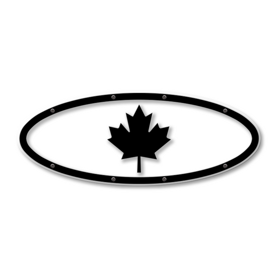 Maple Leaf Oval Replacement - Fits Multiple Ford® Trucks - Fully Customizable Colors