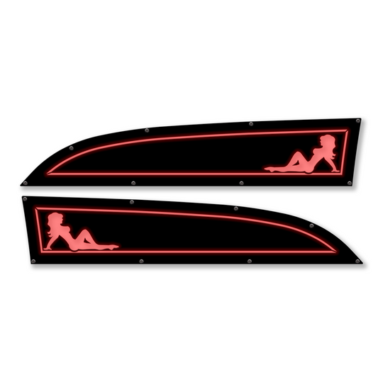 Model 11-16 Ford® Super Duty® Fender Badge Replacements - Fully Customizable, LED and Non-LED