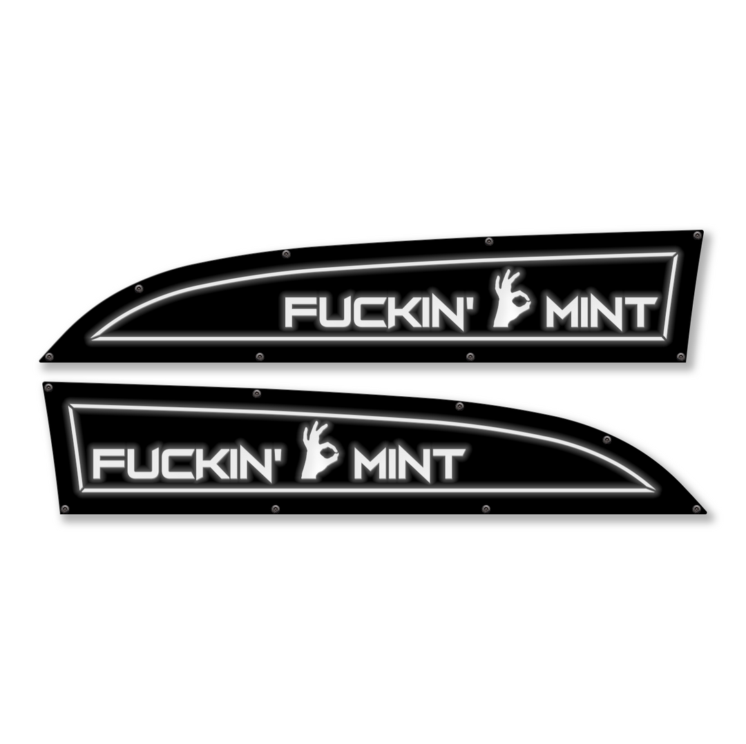 F*ckin' Mint 11-16 Ford® Super Duty® Fender Badge Replacements - Fully Customizable, LED and Non-LED