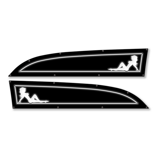 Remplacement des badges d'aile Ford® Super Duty® modèles 11-16 - Entièrement personnalisables, LED et non LED