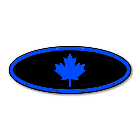 Maple Leaf Oval Replacement - Fits Multiple Ford® Trucks - Fully Customizable Colors