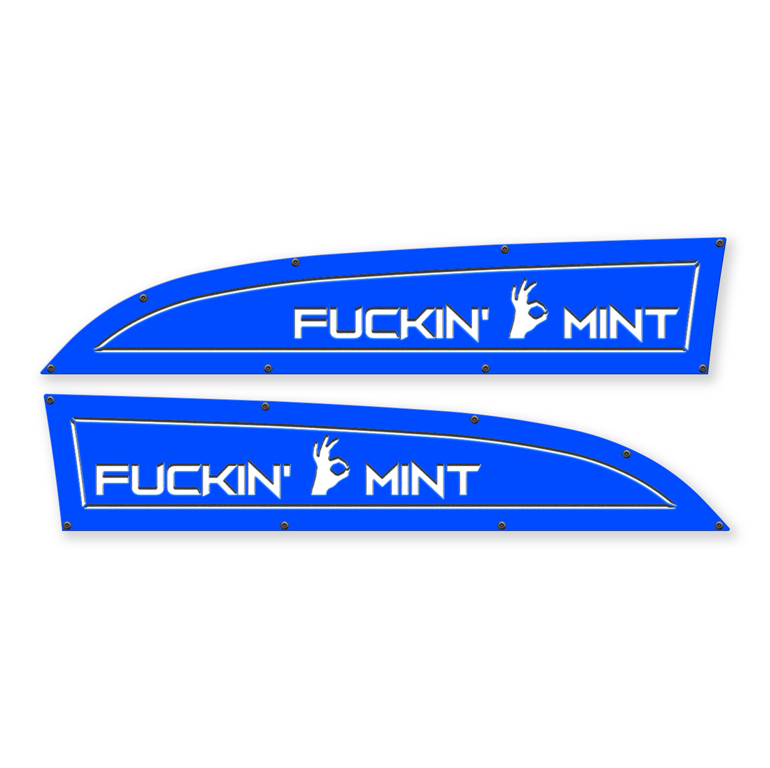 F*ckin' Mint 11-16 Ford® Super Duty® Fender Badge Replacements - Fully Customizable, LED and Non-LED