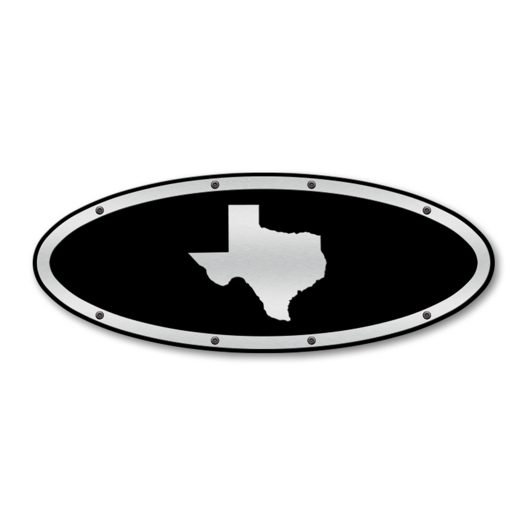 Texas Oval Replacement - Fits Multiple Ford® Trucks - Fully Customizable Colors