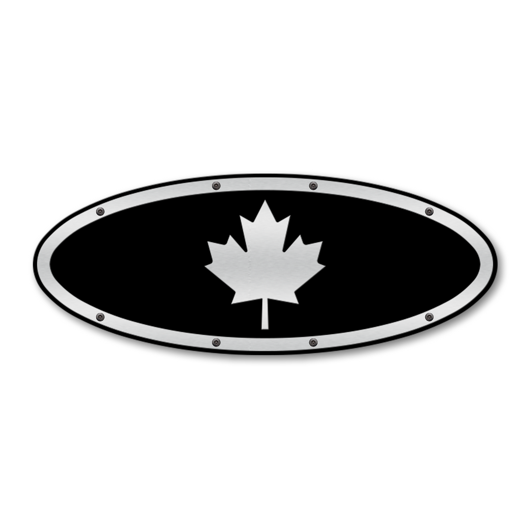 Maple Leaf Oval Replacement - Fits Multiple Ford® Trucks - Fully Customizable Colors