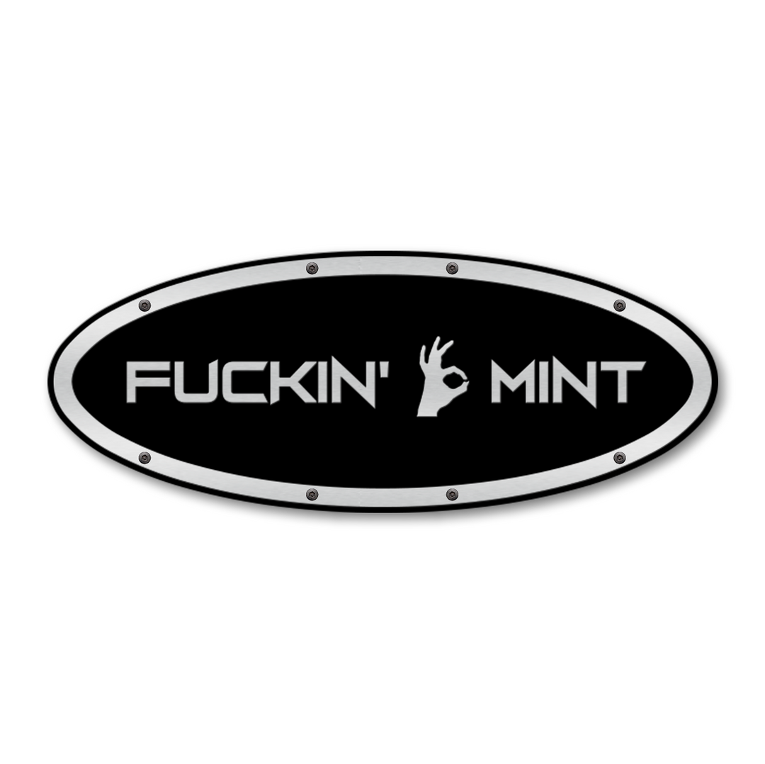 F*ckin' Mint Oval Replacement - Fits Multiple Ford® Trucks - Fully Customizable Colors