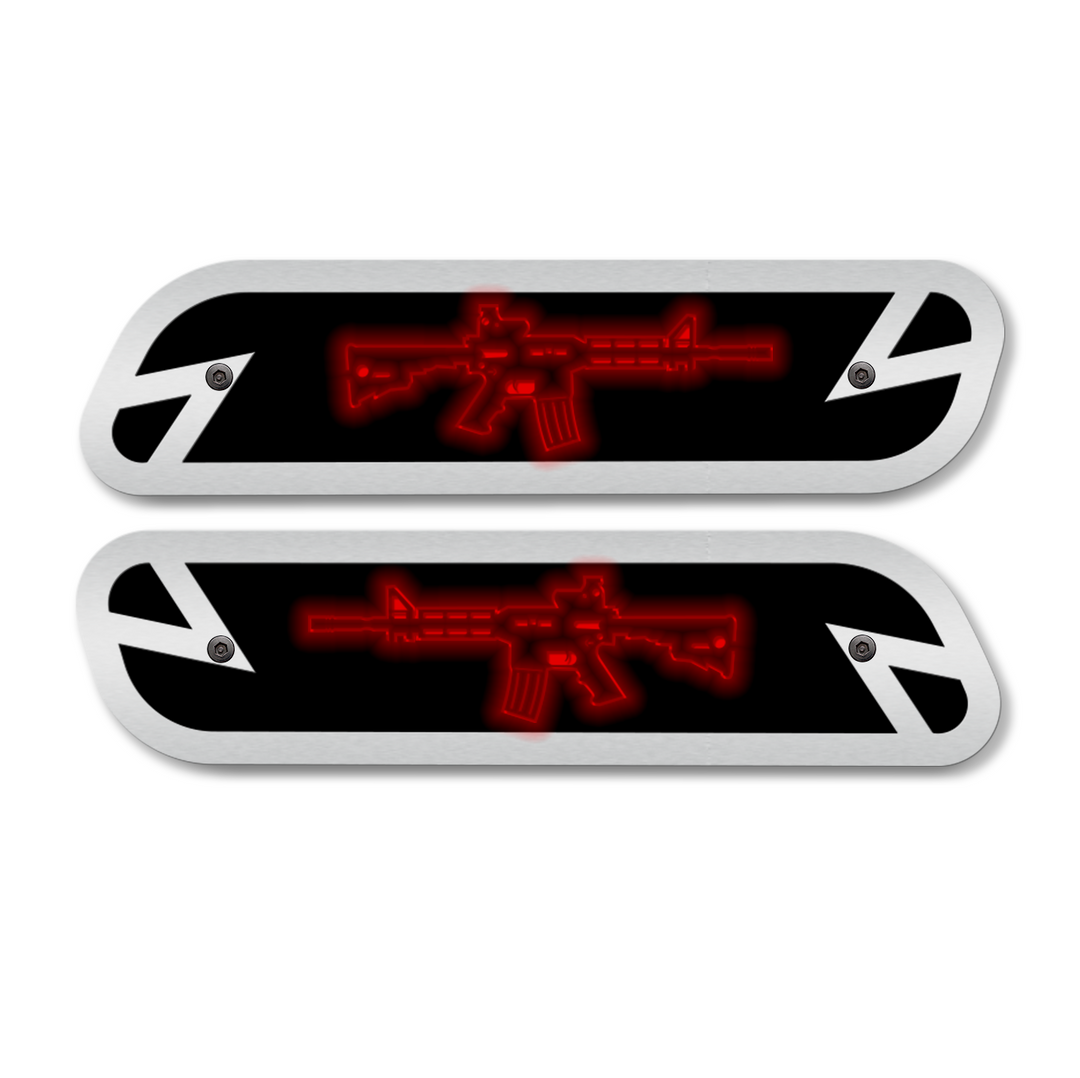 AR15 Hood Emblem Replacements - Fits 2019-2025 Ram® 2500, 3500, 4500 - Fully Customizable, LED or Non-LED