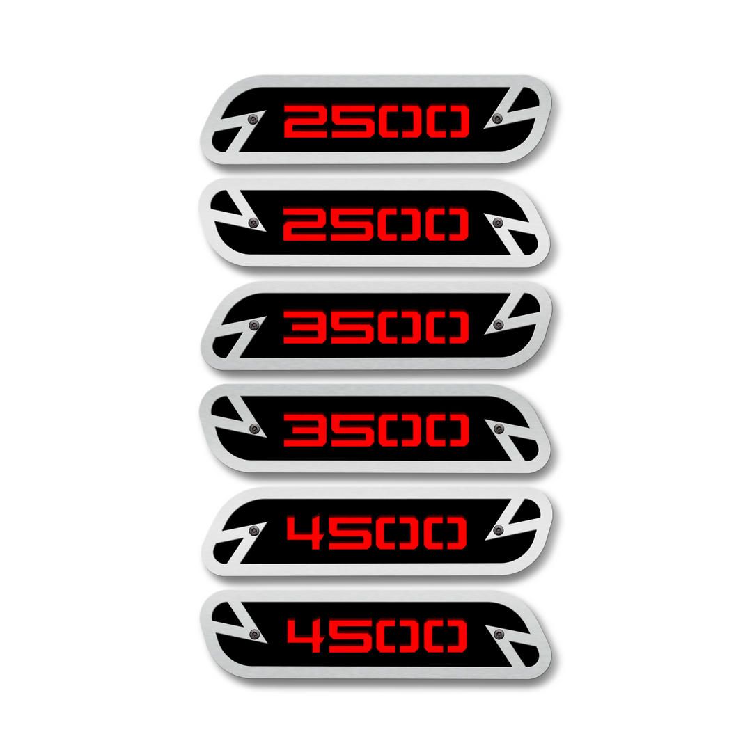 2500, 3500 or 4500 Hood Emblem Replacements - Fits 2019-2025 Ram® 2500, 3500, 4500 - Fully Customizable, LED or Non-LED