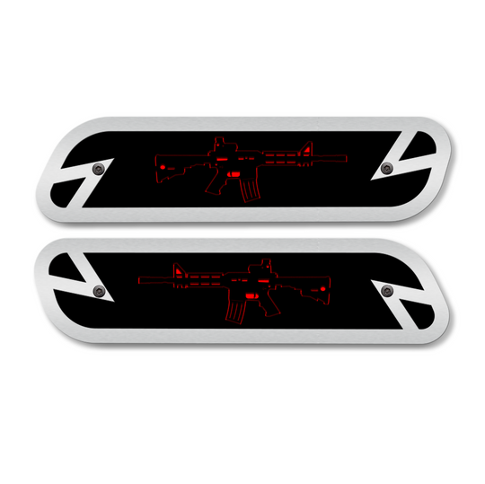 AR15 Hood Emblem Replacements - Fits 2019-2025 Ram® 2500, 3500, 4500 - Fully Customizable, LED or Non-LED