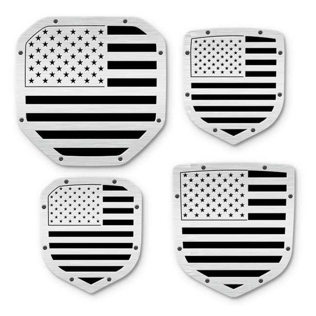 American Flag Shield Emblem - RAM® Trucks, Grille or Tailgate - Fits Multiple Models and Years