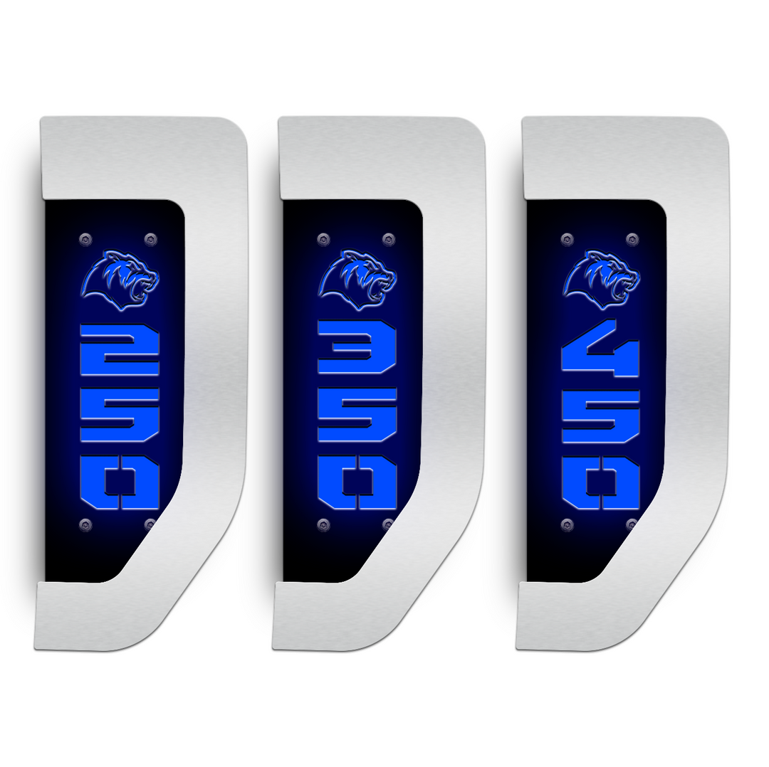 Bear 2017-2022 Ford® Super Duty® Fender Badge Replacement Set - Fully Customizable - LED and Non-LED