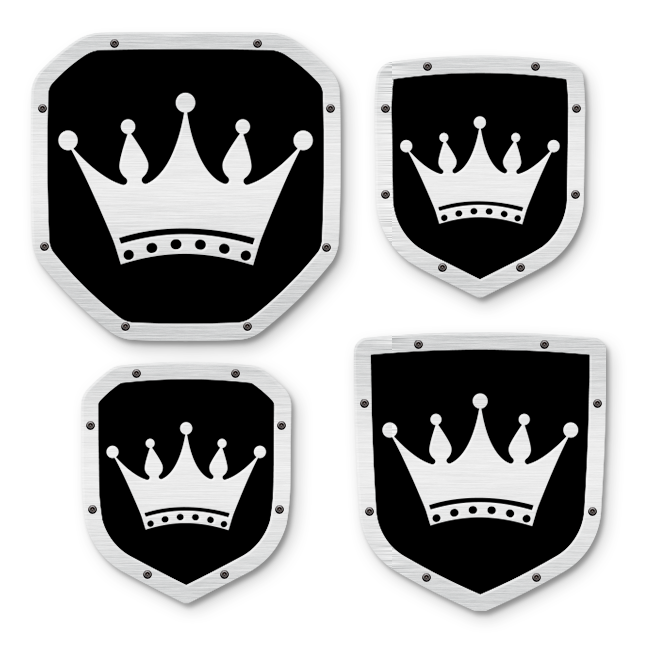 Emblème Crown Shield - Camions RAM®, calandre ou hayon - Compatible avec plusieurs modèles et années