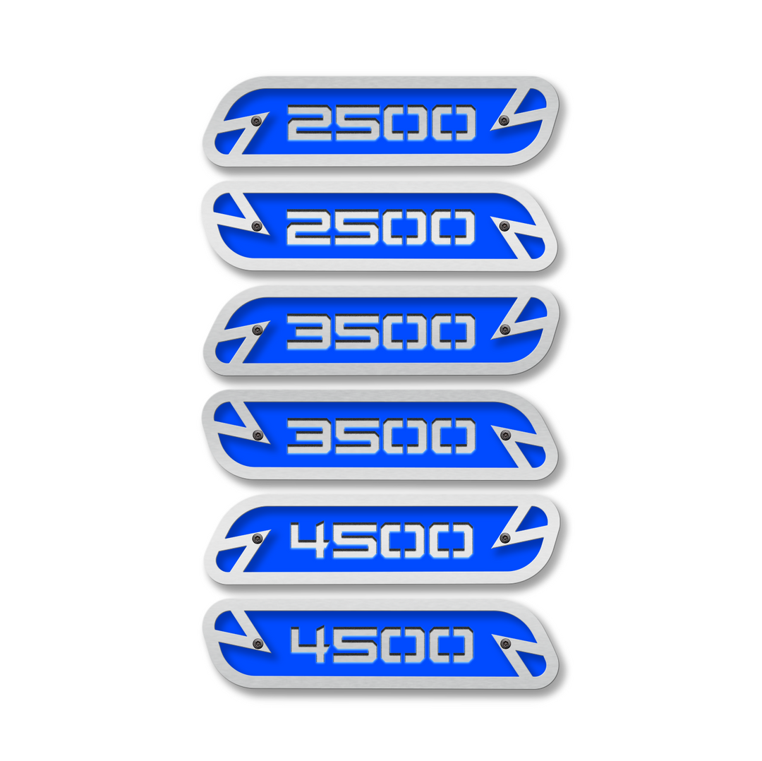 2500, 3500 or 4500 Hood Emblem Replacements - Fits 2019-2025 Ram® 2500, 3500, 4500 - Fully Customizable, LED or Non-LED