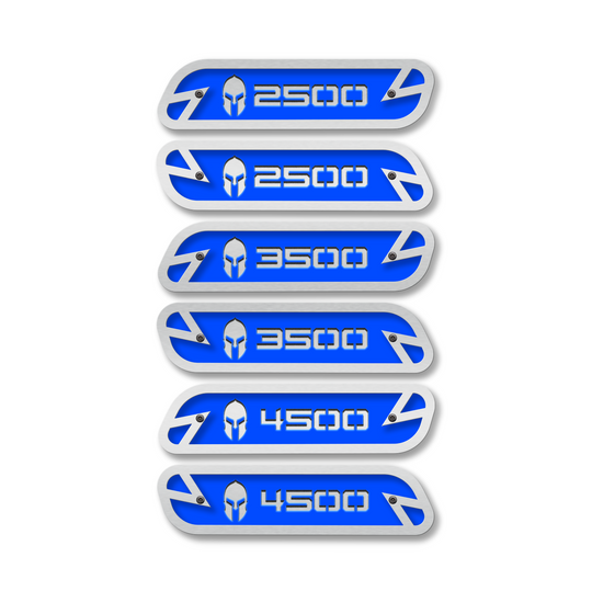 Spartan 2500/3500/4500 Hood Emblem Replacements - Fits 2019-2023 Ram® 2500, 3500, 4500 - Fully Customizable, LED or Non-LED