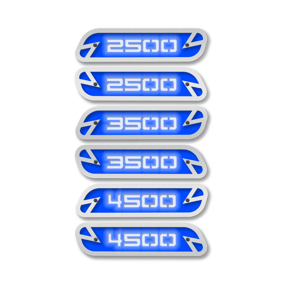 2500, 3500 or 4500 Hood Emblem Replacements - Fits 2019-2023 Ram® 2500, 3500, 4500 - Fully Customizable, LED or Non-LED