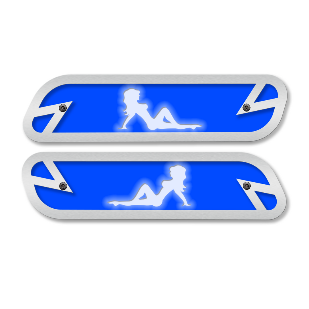 Remplacement des emblèmes de capot de modèle - Compatible avec les modèles Ram® 2500, 3500, 4500 2019-2023 - Entièrement personnalisable, LED ou non LED