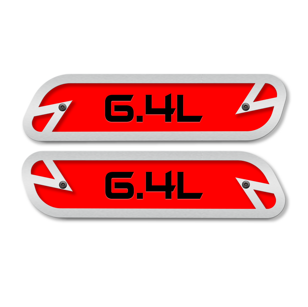 6.4L Hood Emblem Replacements - Fits 2019-2023 Ram® 2500, 3500, 4500 - Fully Customizable, LED or Non-LED