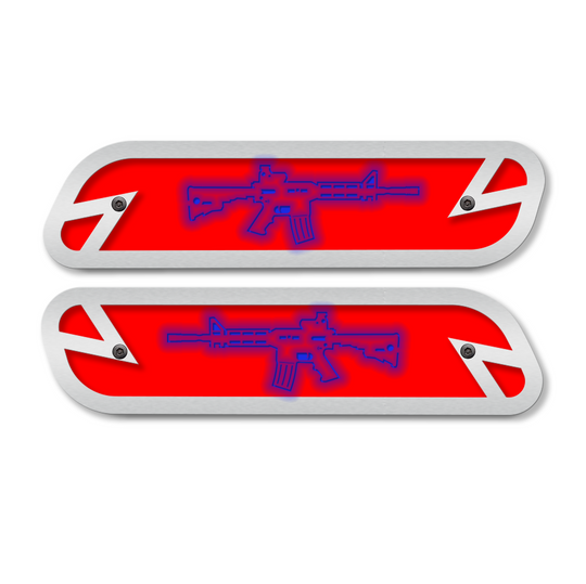 AR15 Hood Emblem Replacements - Fits 2019-2023 Ram® 2500, 3500, 4500 - Fully Customizable, LED or Non-LED