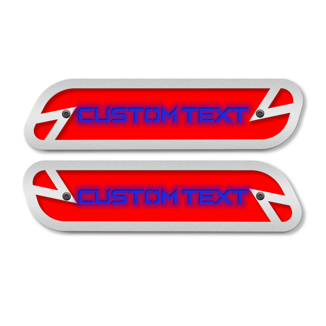 Custom Text Hood Emblem Replacements - Fits 2019-2023 Ram® 2500, 3500, 4500 - Fully Customizable, LED or Non-LED