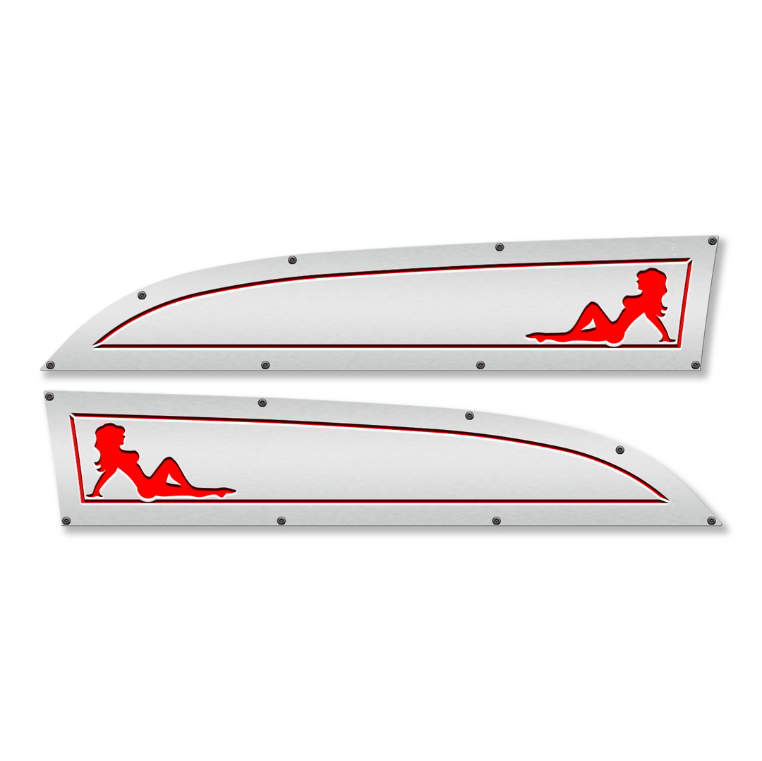 Model 11-16 Ford® Super Duty® Fender Badge Replacements - Fully Customizable, LED and Non-LED