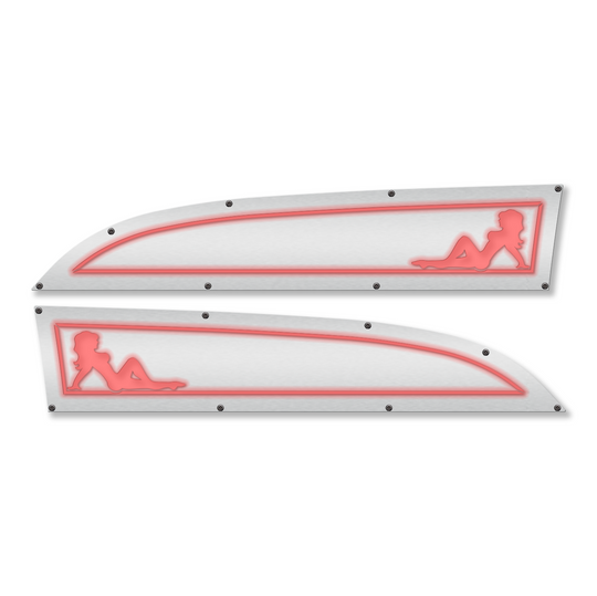 Model 11-16 Ford® Super Duty® Fender Badge Replacements - Fully Customizable, LED and Non-LED