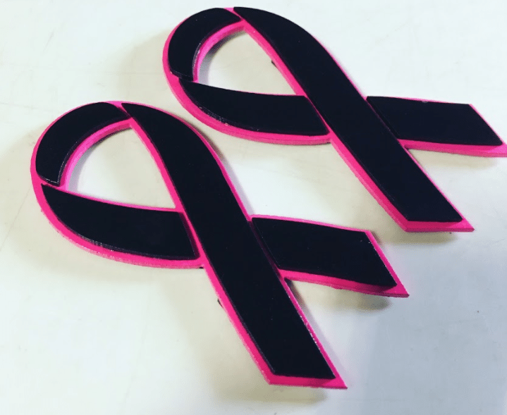 Cancer Ribbon Emblem 1