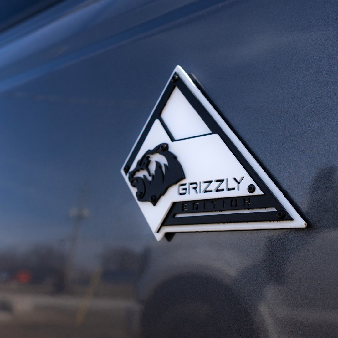 Custom Symbol Edition Bronco® Emblem (Pair) - Powder Coated Aluminum - Fully Customizable - Fits Bronco® Black Diamond®