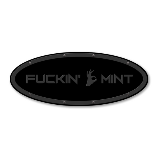 F*ckin' Mint Oval Replacement - Fits Multiple Ford® Trucks - Fully Customizable Colors