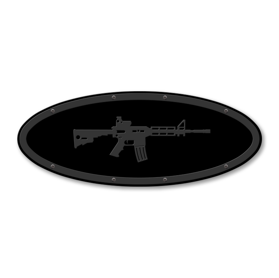 AR15 Design Oval Replacement - Fits Multiple Ford® Trucks - Fully Customizable Colors