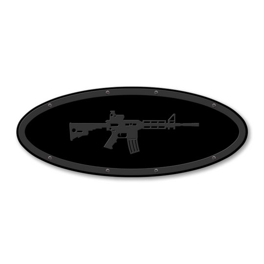 AR15 Design Oval Replacement - Fits Multiple Ford® Trucks - Fully Customizable Colors