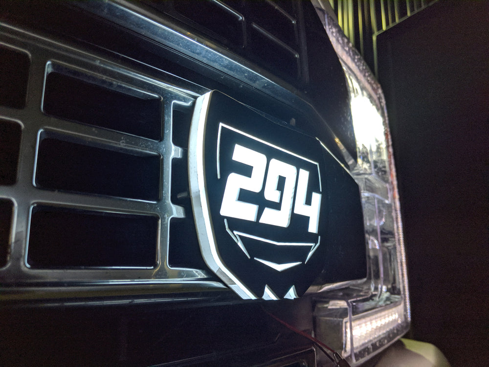 Illuminated Motocross/ATV Number Plate Badge