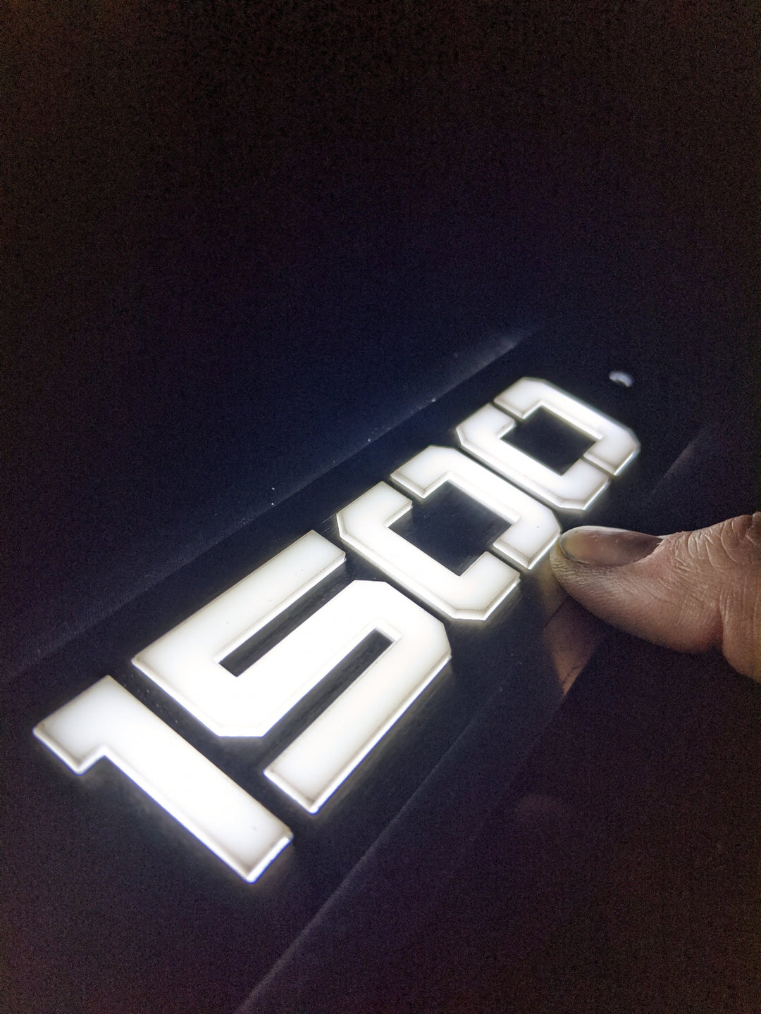 Custom Text LED Hood Emblem Replacements - Fits 2019-2025 Ram® 5th Gen 1500