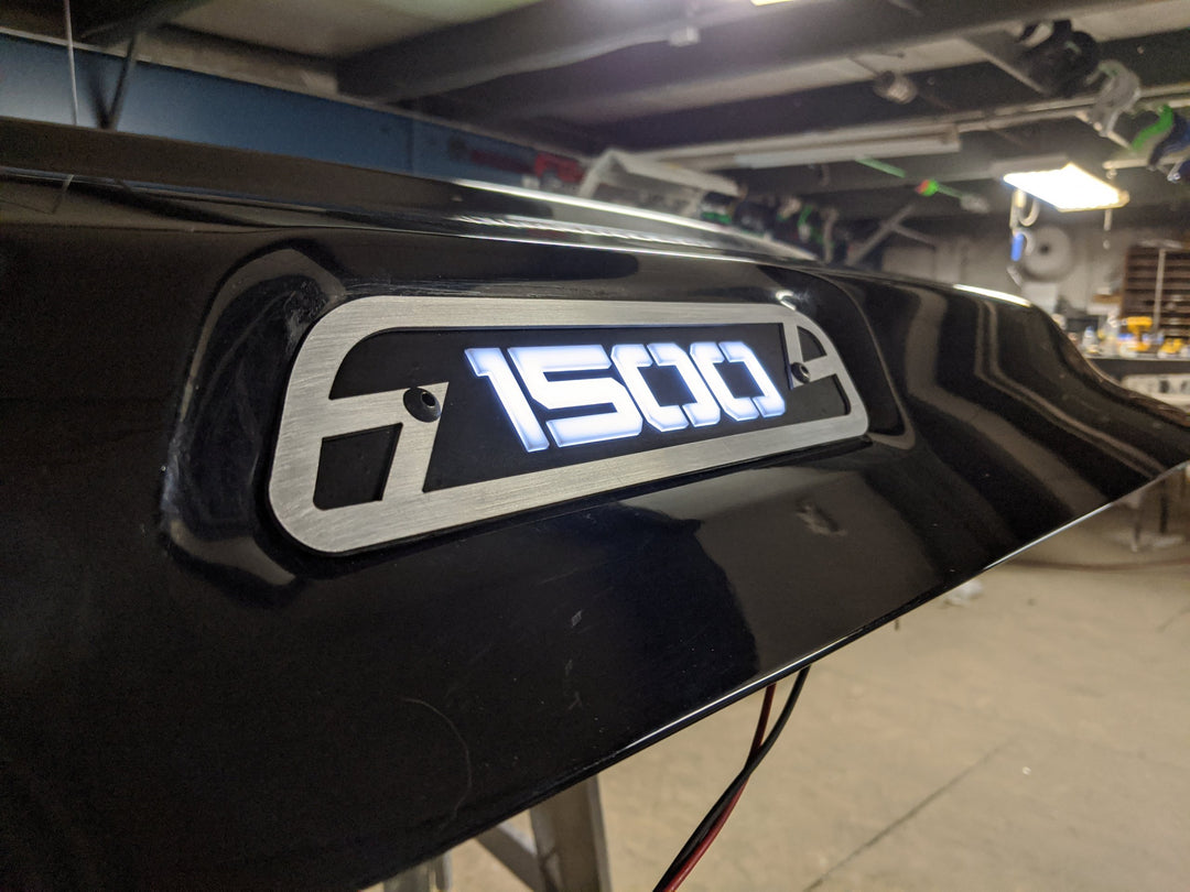 Custom Text LED Hood Emblem Replacements - Fits 2019-2025 Ram® 5th Gen 1500