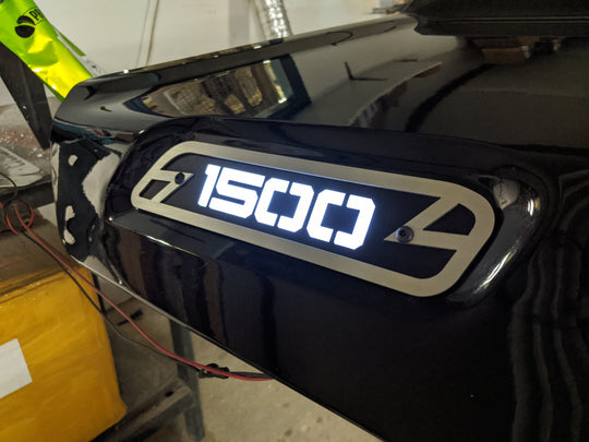 Custom Text LED Hood Emblem Replacements - Fits 2019-2025 Ram® 5th Gen 1500