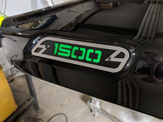 Custom Text Non-LED Hood Emblem Replacements - Fits 2019-2025 Ram® 5th Gen 1500